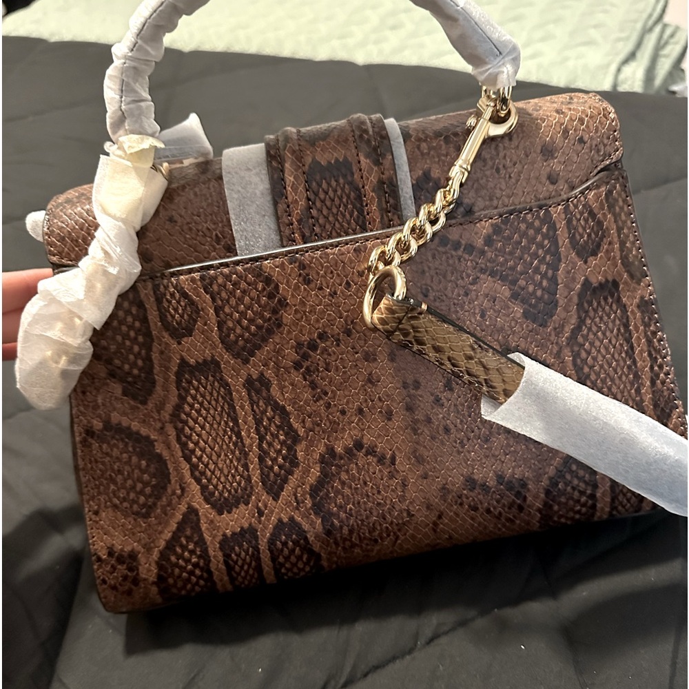 Mk purse snake print
